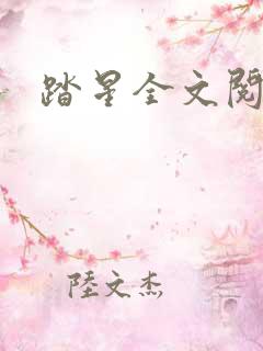 踏星全文阅读