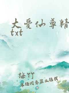 大爱仙尊精校版txt