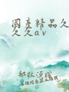 国产精品久久久久久a'v