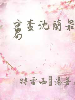 密查沈兰最后结局
