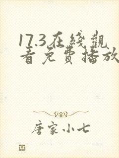 17.3在线观看免费播放电视剧
