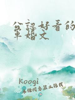 公认好看的年代军婚文