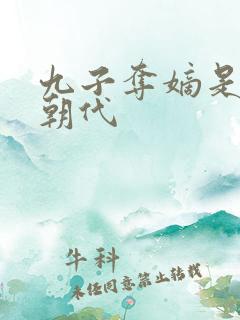 九子夺嫡是哪个朝代