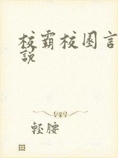 校霸校园言情小说