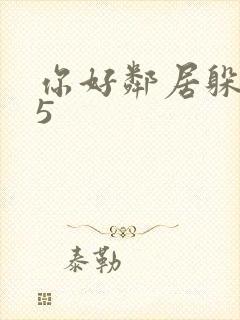 你好邻居躲猫猫5