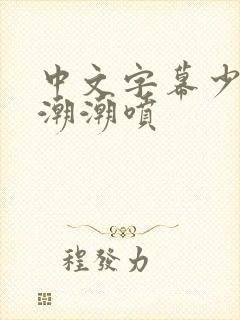 中文字幕少妇高潮潮喷