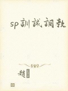 sp训诫调教文