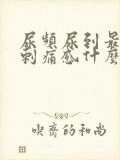 尿频尿到最后有刺痛感什么原因