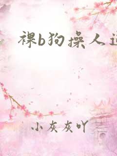 裸b狗操人逼