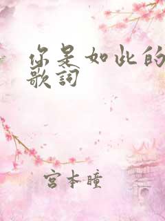 你是如此的爱我歌词