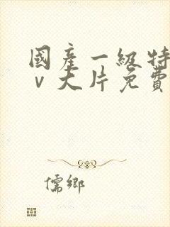 国产一级特黄aⅴ大片免费