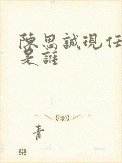陈思诚现任妻子是谁 陈思诚现任妻子是谁