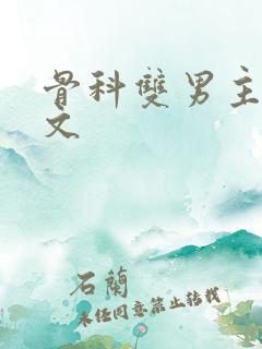 骨科双男主高干文