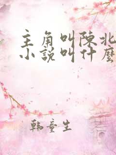 主角叫陈北玄的小说叫什么小说