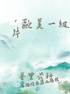 ′欧美一级l淫片