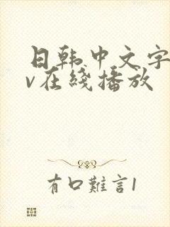 日韩中文字幕av在线播放