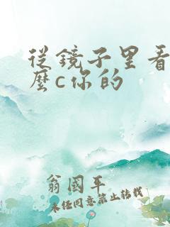 从镜子里看我怎么c你的