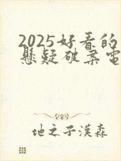 2025好看的悬疑破案电视剧推荐
