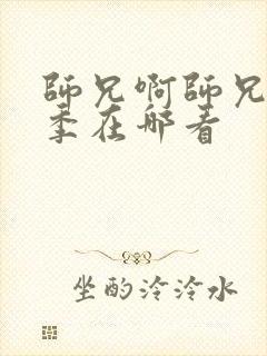师兄啊师兄第二季在哪看