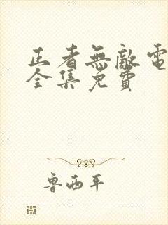 正者无敌电视剧全集免费