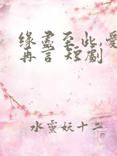 缘尽至此,爱不再言 短剧