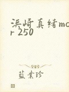 浜崎真绪mcsr 250