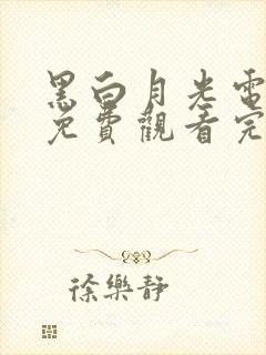 黑白月光电视剧免费观看完整版高清