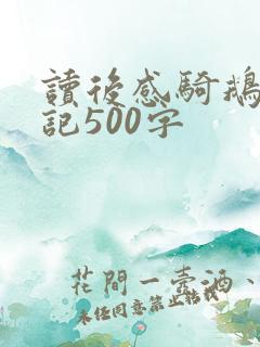 读后感骑鹅旅行记500字