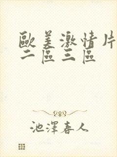 欧美激情片一区二区三区