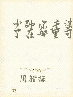 少帅你老婆又跑了在哪里可以看