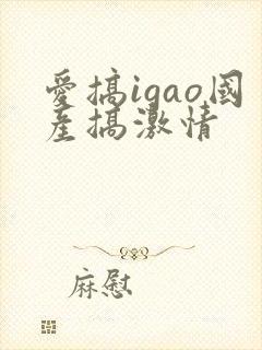 爱搞igao国产搞激情