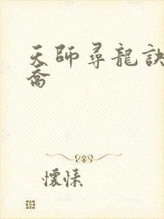 天师寻龙诀净明乔