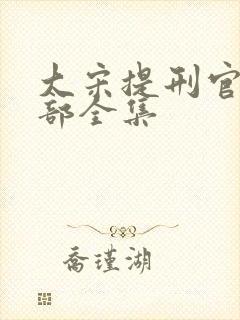 大宋提刑官第三部全集