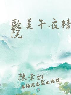 欧美午夜精品影院