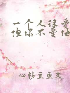 一个人很爱你,但你不爱他怎么办