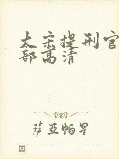 大宋提刑官第一部高清