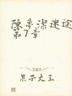 陈梦洁迷途红颜第7章