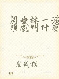 周也林一演的电视剧叫什么