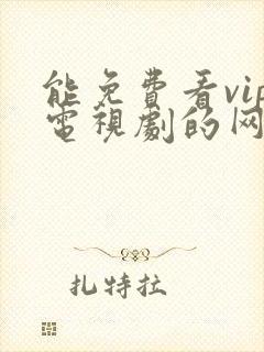 能免费看vip电视剧的网站