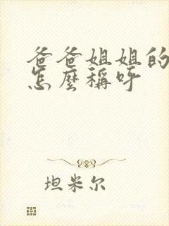 爸爸姐姐的儿子怎么称呼