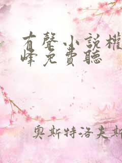 有声小说权力巅峰免费听