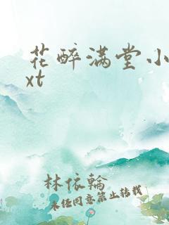 花醉满堂小说txt