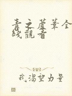 青之芦苇全集在线观看