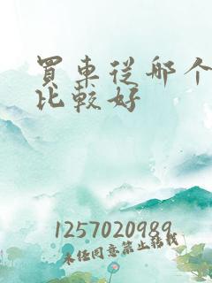 买车从哪个平台比较好