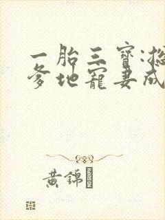 一胎三宝:总裁爹地宠妻成瘾