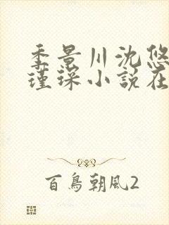 季景川沈悠然顾瑾琛小说在线阅读