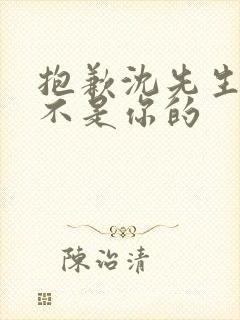抱歉沈先生孩子不是你的