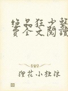 绝品狂少系统免费全文阅读
