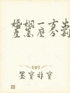 婚姻一方出轨财产怎么分割 新婚姻法