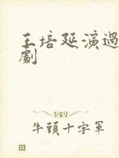 王培延演过什么剧